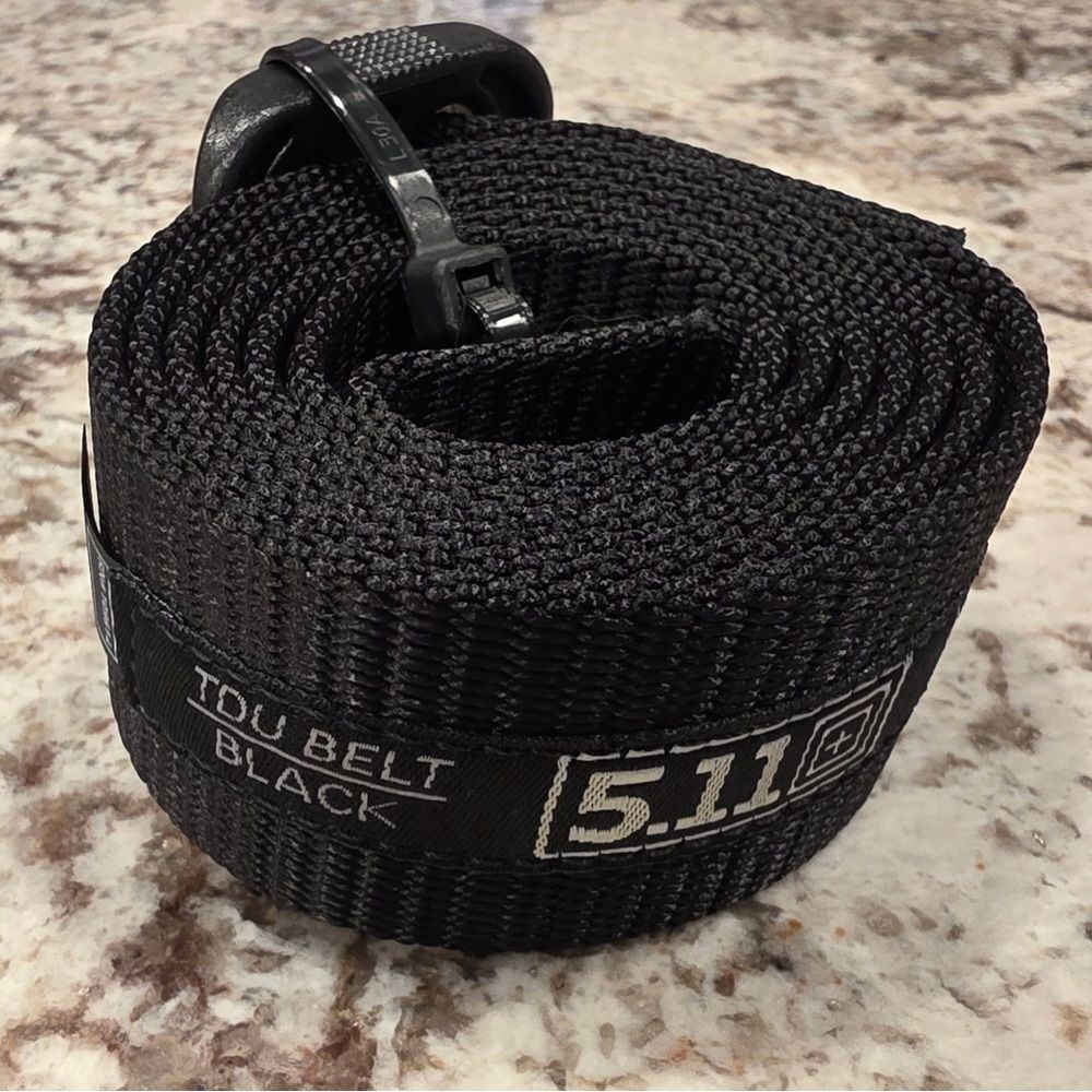 5.11 Tactical Black TDU Belt - 59551 - Picture 3 of 5